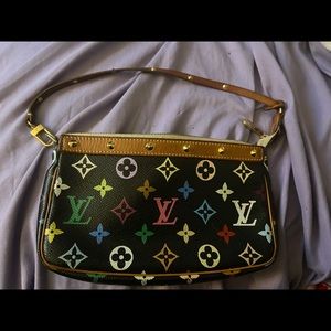 Authentic Louis Vuitton Pouchette- Multicolor